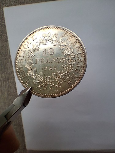Pièce francs argent - 10,