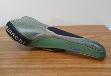 Selle Cuir San Marco Bianchi Fusion Shot Race Année 2000 Tbe