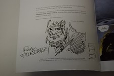 Dédicace Robin RECHT - Thorgal Saga - Adieu Aaricia T1 - Préimpression Album