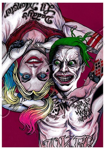 Harley quinn joker suicide - quinn,