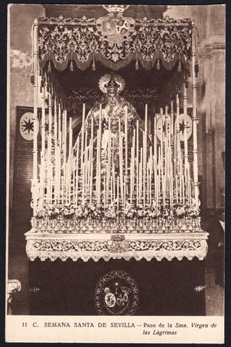 Image pieuse postale ancianne - image,