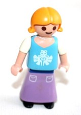 PLAYMOBIL 4324 5923 ENFANT FILLE BLONDE ECOLE
