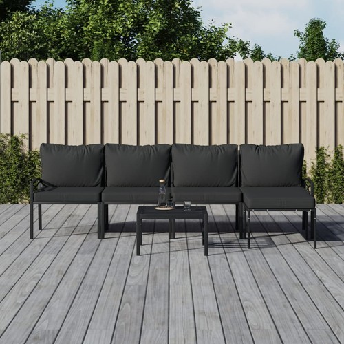 Salon jardin avec coussins - avec,