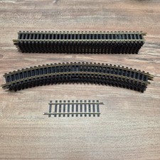 15x Jouef HO Rail Droit Courbe Circuit Train Vintage Modelisme Ferroviaire