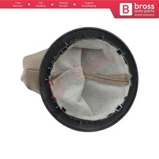 Bross BSP550 Soufflet de levier de vitesse Beige Chrome pour Renault Megane 2