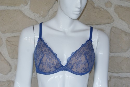Soutien gorge bleu neuf - soutien-gorge,