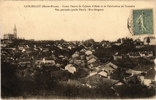 Cpa fayl billot grand - -, centre