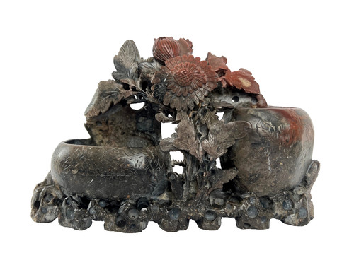 Ancien lave pinceaux chinois - lave-pinceaux,