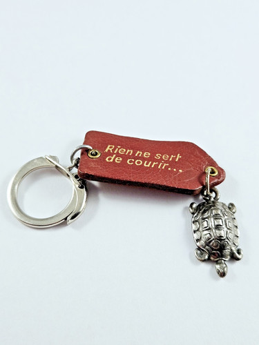 Porte cles humour tortue - humour,