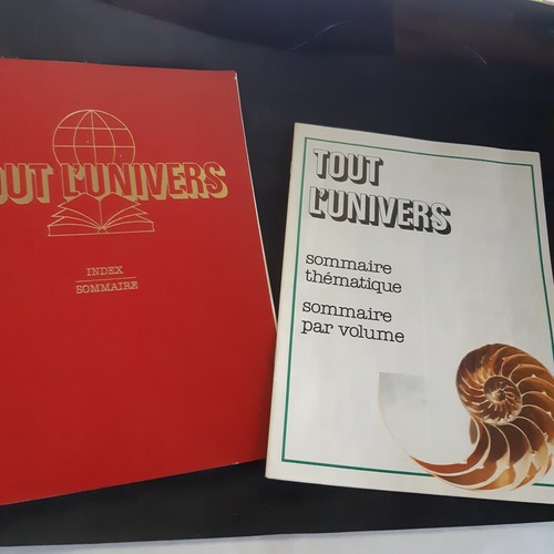 Tout univers sommaire - l'univers,