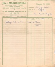 1962 MATERIEL D ARROSAGE ECREMEUSES MACHINES A TRAIRE BARATTES ETS J MAINGUEN