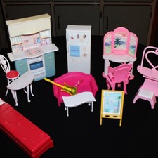 Lot meubles barbie mattel - de,