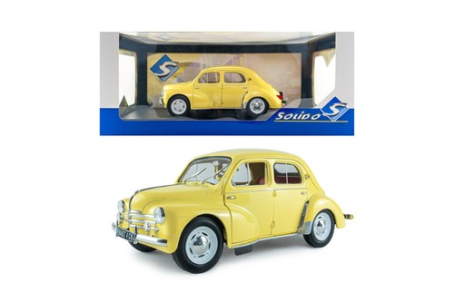 Renault 4cv beige jaune - renault, (jaune