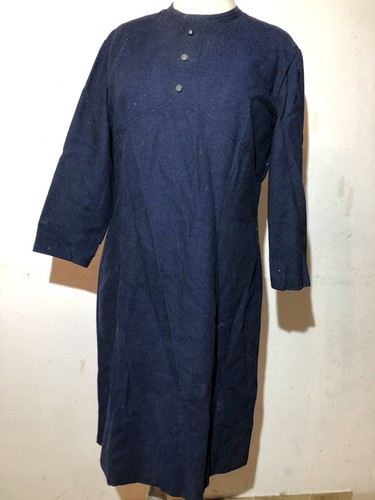 Robe bleu ancienne femme - robe,