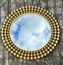 Miroir Boules en métal doré Diam 70 cm