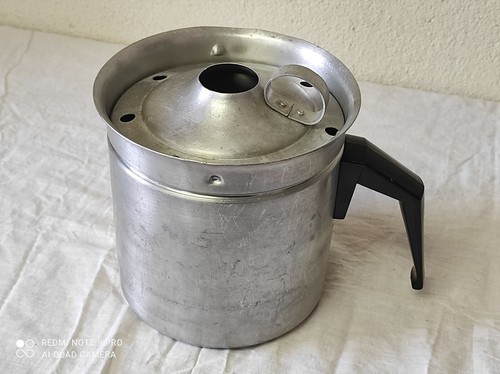 Ancien pot lait en - pot, à