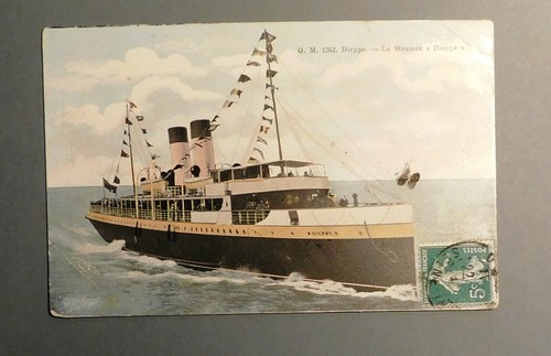 Carte postale marine dieppe - carte,