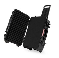 Wiltec Mallette transport universelle 55x32x22cm PP Fibre verre Valise sur roues