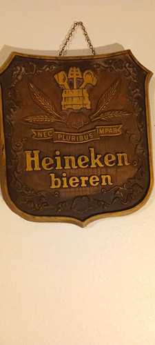 Heineken hanging wall - heineken, sign