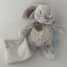 ?25cm Doudou Mouchoir Lapin Rabbit Baby Nat Babynat Marron Gris Beige