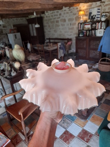 Ancienne suspension plissée - ancienne,