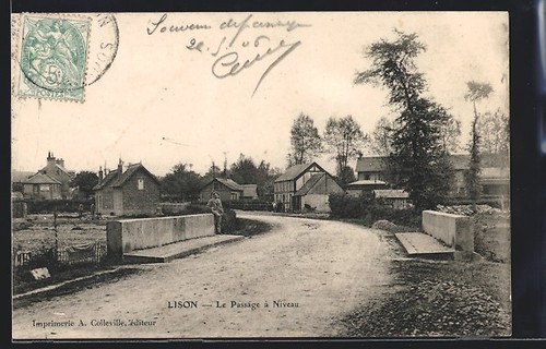 Cpa lison passage à - cpa, le