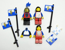 LEGO CASTLE CHATEAU LOT FIGURINES ET ACCESSOIRES MINIFIGURE OFFICIELLE VINTAGE