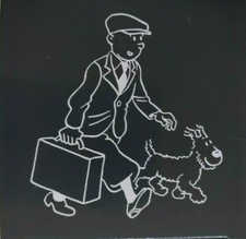Tintin relief Tintin