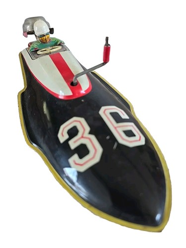 Ancien jouet bateau mécanique - jouet,