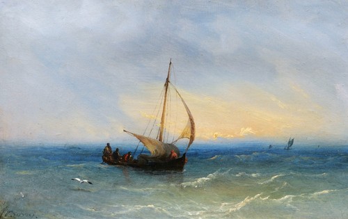 Tableau romantique marine
