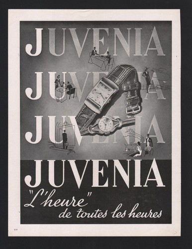 Publicite papier 1947 - publicite, montre