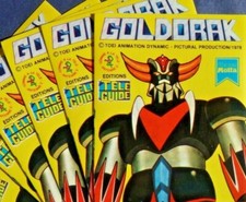 AUTOCOLLANT STICKER GOLDORAK de 1978 Editions Télé Guide, Vendu à l'unité!