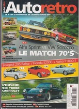 AUTO RETRO N°367 PORSCHE 930 T/ LANCIA FULVIA F&M / R 12 GORDINI / SIMCA 1300
