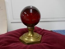 boule de départ de rampe avec monture laiton 19ème H 18cm poids 1kg