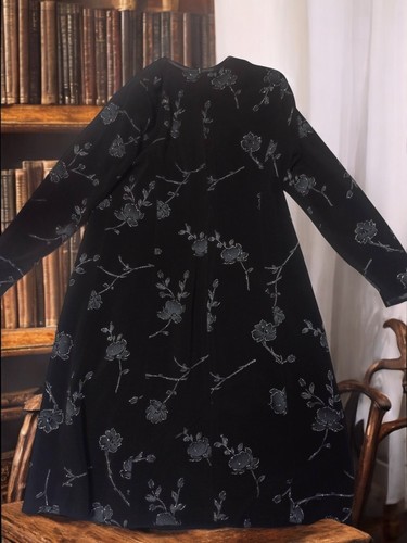 Manteau femme vintage noir - , à