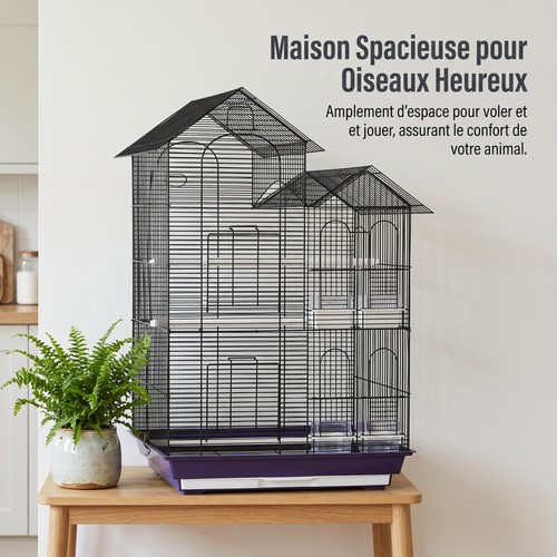 Volière métal pliable - volière,