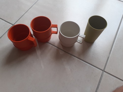 Lot tasse mug - de, tupperware