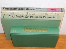 LOT 3 LIVRES PHOTOS POISSONS AQUARIUM nathan GRUND elsevier ENCYCLOPEDIE plantes