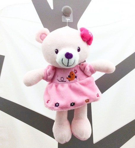 Pommette doudou ours - , rose
