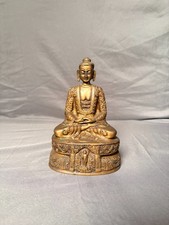 Bouddha Doré Piédestal