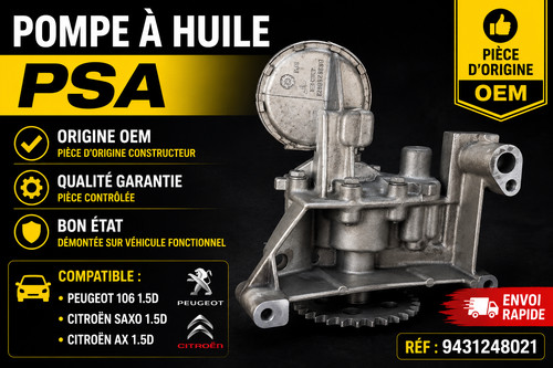 Pompe huile peugeot - à, 106