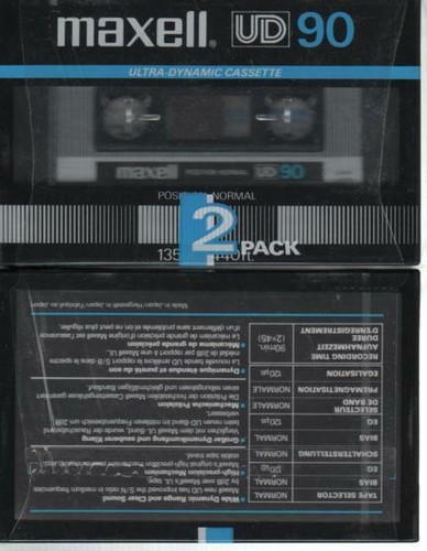 Maxell cassette k7 tape - ud, 90
