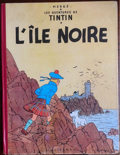 Tintin île noire - tintin, 1943