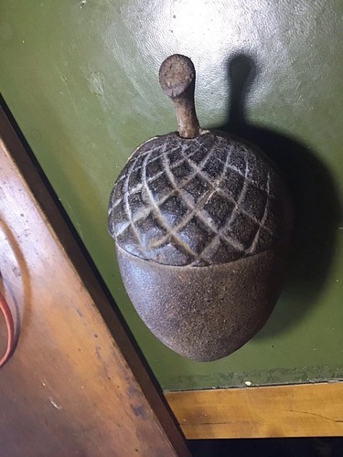 Rare ancienne boîte gland art - gland,
