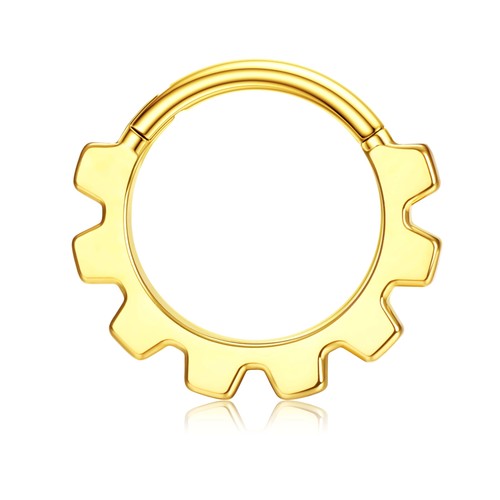 14k 16g anneaux septum - anneaux, de