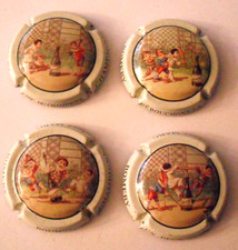 lot de 4 capsules de champagne