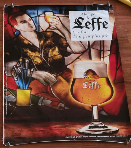 Biere leffe rare affiche - leffe,