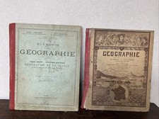 Lot 2 Anciens Manuels Scolaires La Geographie France Et Ses Colonies Cours Ecole