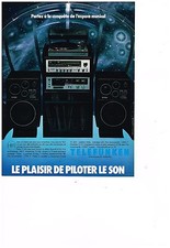 PUBLICITE ADVERTISING  054  1978  TELEFUNKEN  hi-fi  platine tunner ESPACE MUSIC