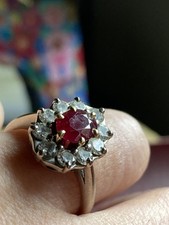 Bague or blanc 750/1000-1